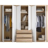 MID.YOU spalnica, bela, barve hrasta | Shoptok.si