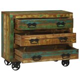  Kreveta Smeđa 80 x 30 x 65 cm Čvrsto drvo iz reciklaže - 65 cm masivno obnovljeno drvo | shoptok.hr