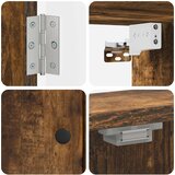 Kabinet za mete BREDA Dimljeni hrast 52,5 x 10,5 x 53,5 cm | shoptok.hr