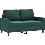 vidaXL Dvosjed tamnozeleni 120 cm baršunasti | shoptok.hr