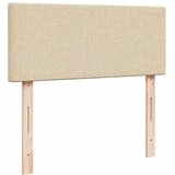  Krevet s oprugama i madracem krem 120 x 200 cm od tkanine | shoptok.hr