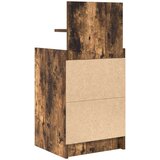 vidaXL Nočna omarica z 2 predaloma dim. hrast 38x34x80 cm | Shoptok.si