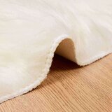 vidaXL lažna ovčja preproga bela 160 x 160 cm poliester | Shoptok.si