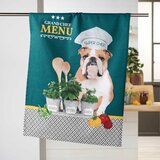  Bombažna kuhinjska krpa 50x70 cm Hot dog – Cene