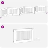  Vrata za pse z stojali 6 pcs Star les 100 x 60 cm, (5000232792) | Shoptok.si