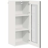 vidaXL Zidni kuhinjski ormarić Crna 40 x 31 x 100 cm Konstruirano drvo | shoptok.hr