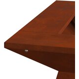  Kamin Smeđa 48 x 48 x 40 cm Čelik otporan na vremenske uvjete | shoptok.hr