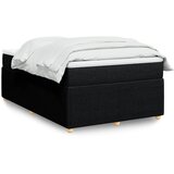  Krevet box spring s madracem crni 120 x 190 cm od tkanine | shoptok.hr