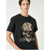 Koton Skull Printed T-Shirt Crew Neck Short Sleeve Cene