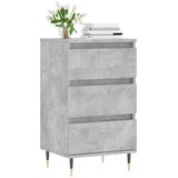  Komoda siva boja betona 40 x 35 x 70 cm od konstruiranog drva | shoptok.hr