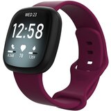 INF fitbit versa 3/Fitbit sense zapestnica silikon burgundija (s), (21264675) | Shoptok.si
