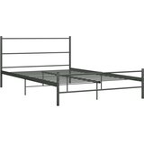  Okvir za krevet sivi metalni 120 x 200 cm | shoptok.hr