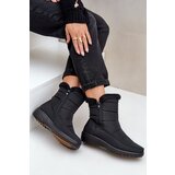 PE1 Women's Snow Boots With Zipper And Fur Black Fiorittia Cene