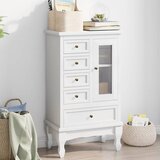 The Living Store Omarica s 5 predali in 2 policama bele barve - Omarica, (21837287) | Shoptok.si