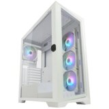 LC Power Gaming kućište TOWER 806W-ON Crosswind_X, Midi Tower 3x USB3.2Gen 1x1 (2xUSBA/1xUSB-C), 2x USB 2.0 4x120mm ARGB ventilator, bez napajanja, bijela Cijene