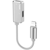 Remax RL-LA02i Adapter za slušalice i punjenje iPhone, Sivi Cene