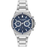 Lee Cooper Muški ručni sat, Kvarcni mehanizam, 44mm, Plavo kućište, Srebrne boje, LC07845.390 | Eponuda.com