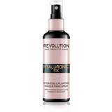 Revolution hyaluronic Fix hidratantni sprej za fiksiranje šminke 100 ml