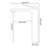 ELITE EDITION Najbolj prestižna kopalniška armatura za samostoječe umivalnike | Pipa BSC1342 - Brušeno zlato | Shoptok.si