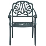  5-dijelni vrtni blagovaonski set zeleni lijevani aluminij | shoptok.hr