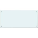  Kuhinjski zid 2 pcs Bijelo 100 x 50 cm Staklo otporno na udarce | shoptok.hr