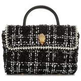 Kurt Geiger London TWEED HANDLE KENSINGTON Crna