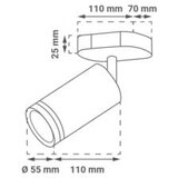 Greentech led spot svetiljka gu10 1kom bela ( LUXA-1 ) | ePonuda.com