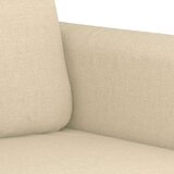  2-dijelni set sofa s jastucima krem od tkanine | shoptok.hr