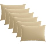  Presvlaka za jastuk 6 pcs HEERLEN Bež 50 x 80 cm Poliester | shoptok.hr