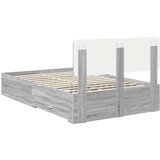  Konstrukcija postelje Siva Sonoma 120 x 200 cm Konstruiran les, (5000102930) | Shoptok.si
