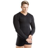 THERMAL ZERO muška termo majica sa v-izrezom od dryarn vlakana i merino vune zero 250 gr