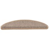  Samoljepljivi otirači za stepenice 30 kom 56x17x3 cm svjetlobež | shoptok.hr