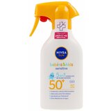 Nivea Zaščita pred soncem Sonnenspray Babies Kids Sensitive 5 in 1 SPF 50 - 270 Cene