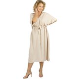 Pri Oversize dress with belt and V neckline SOPHIA | shoptok.hr