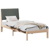  Okvir za krevet s uzglavljem Smeđa 75 x 190 cm tkanina | shoptok.hr