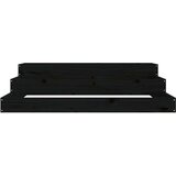  Sadilica crna 107x107x27 cm od masivne borovine | shoptok.hr