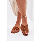 Boto Classic Women's Flat Sandals Beige Scazze | ePonuda.com