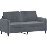  3-dijelni set sofa s jastucima tamnosivi baršunasti | shoptok.hr
