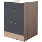 XXXL Spodnja Omarica S Predali Shadow, Siva, Barva Hrasta | Shoptok.si