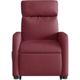  Električni masažni naslonjač na podizanje od tkanine boja vina | shoptok.hr