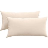 vidaXL Blazine za kavč 2 pcs Bež 80 x 40 cm blago | Shoptok.si