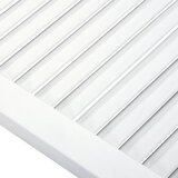  Vrata za ormarić rešetkasta 2 kom bijela 99,3x39,4 cm borovina | shoptok.hr