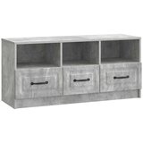 TV ormar Betonska siva 102 x 34 5 x 47 cm Konstruirano drvo | shoptok.hr
