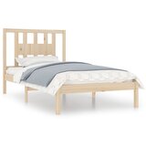 The Living Store Posteljni okvir iz trdne borovine 100x200 cm - Posteljni Okvir, (21529142) | Shoptok.si