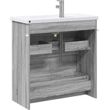  Set namještaja za kupaonicu Siva Sonoma 81 x 40 x 84,5 cm | shoptok.hr