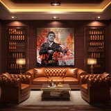 Scarface slikarstvo na platnu Pozdravi mojega malega prijatelja 50x50 cm | Shoptok.si