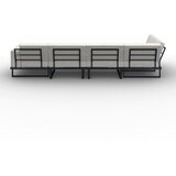 Bessagi Garden Lounge Garnitura Marla, Krem, Črna, Akacija, 4-Delno | Shoptok.si
