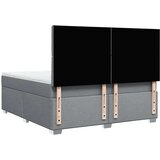  Krevet s oprugama i madracem svjetlosivi 180x200 cm od tkanine | shoptok.hr