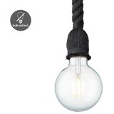 LED viseča svetilka Leonardo (Do x Š x V: 115 x 10 x 115 cm, Črna) | Shoptok.si