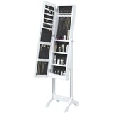 vidaXL Samostojeće ogledalo bijelo 34 x 37 x 146 cm | shoptok.hr